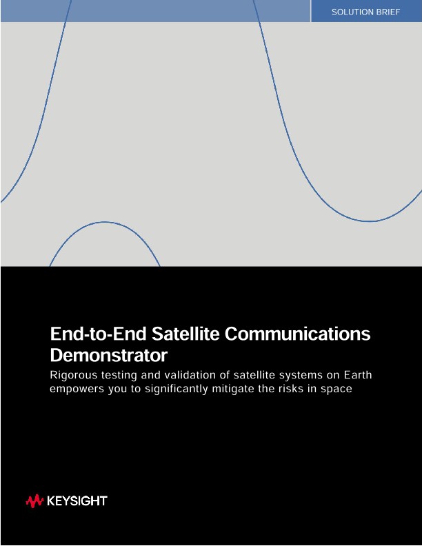 End-to-End Satellite Communications Demonstrator