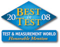 TMW 2008 Best in Test Honorable Mention